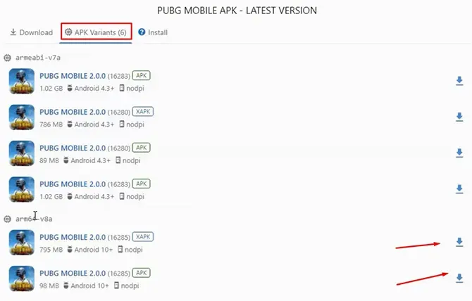 رابط تنزيل ببجي الكورية apk pubg mobile kr