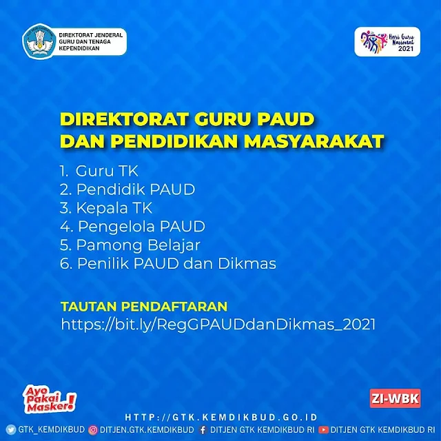 Apresiasi Guru dan Tenaga Kependidikan Inspiratif Tahun 2021