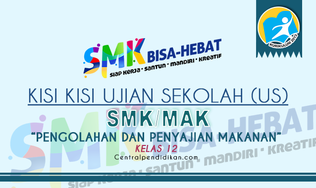 Kisi Kisi Ujian Sekolah (US) P2M SMK Kurikulum 2013, Terbaru