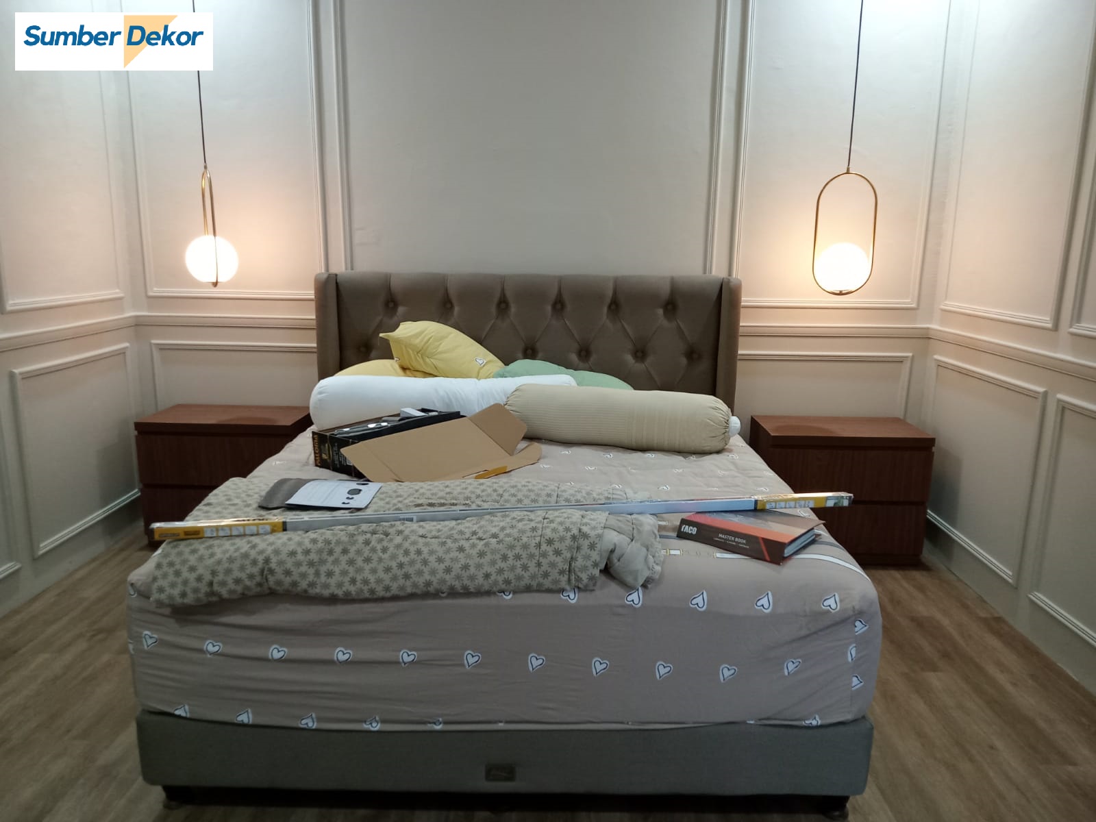 dekorasi interior kamar tidur palembang