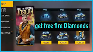 How to get diamonds in free fire New Age Top Up event in 2022