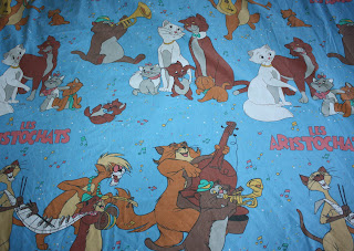 Vintage Aristocats Bed sheet