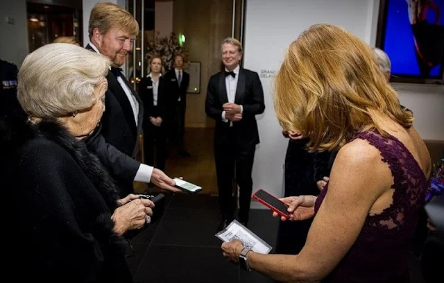 King Willem-Alexander and Princess Beatrix attended the 23rd edition of the Dutch Ballet Gala at the theater DeLaMar