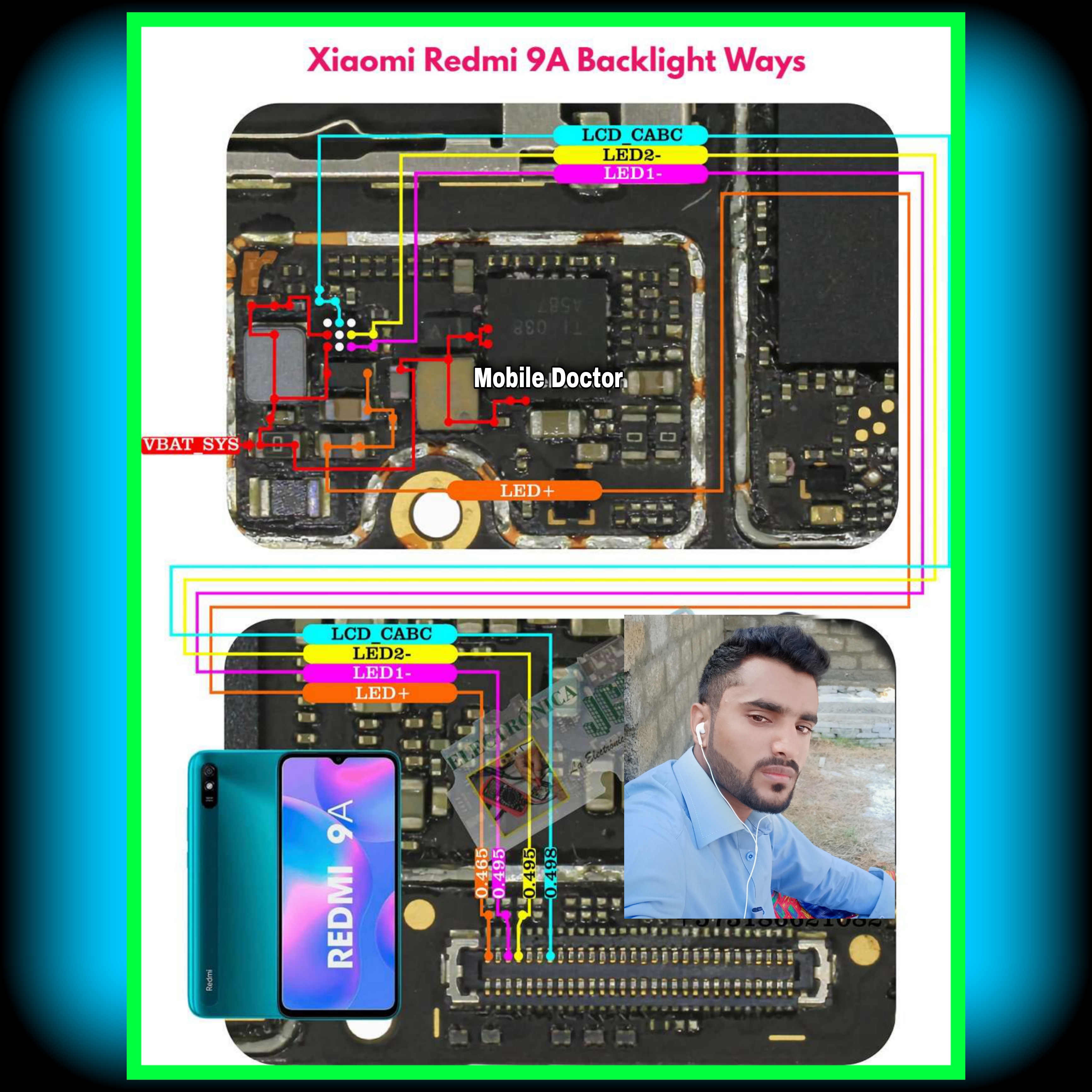 Xiaomi Redmi 9A Display Light Ways – Repair Backlight Problem