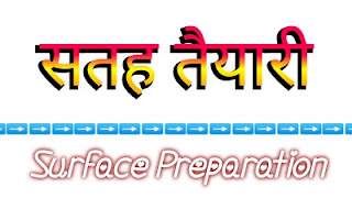 पेन्ट करने के लिए सतह तैयारी (Surface Preparation for Painting in Hindi)