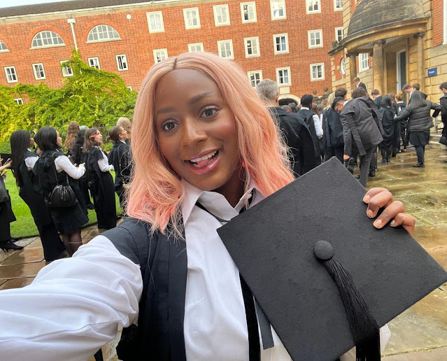 I didn't get first class but I Passed- Dj cuppy celebrates as she becomes a graduate at Oxford University (Photos)