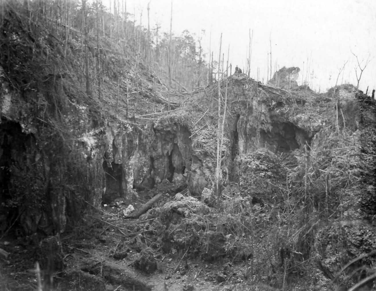 Largest Japanese Cave In Jungle Of Biak 1944 photo