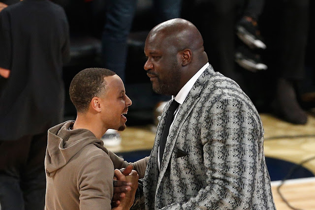 Shaquille O'neal dan Stephen Curry