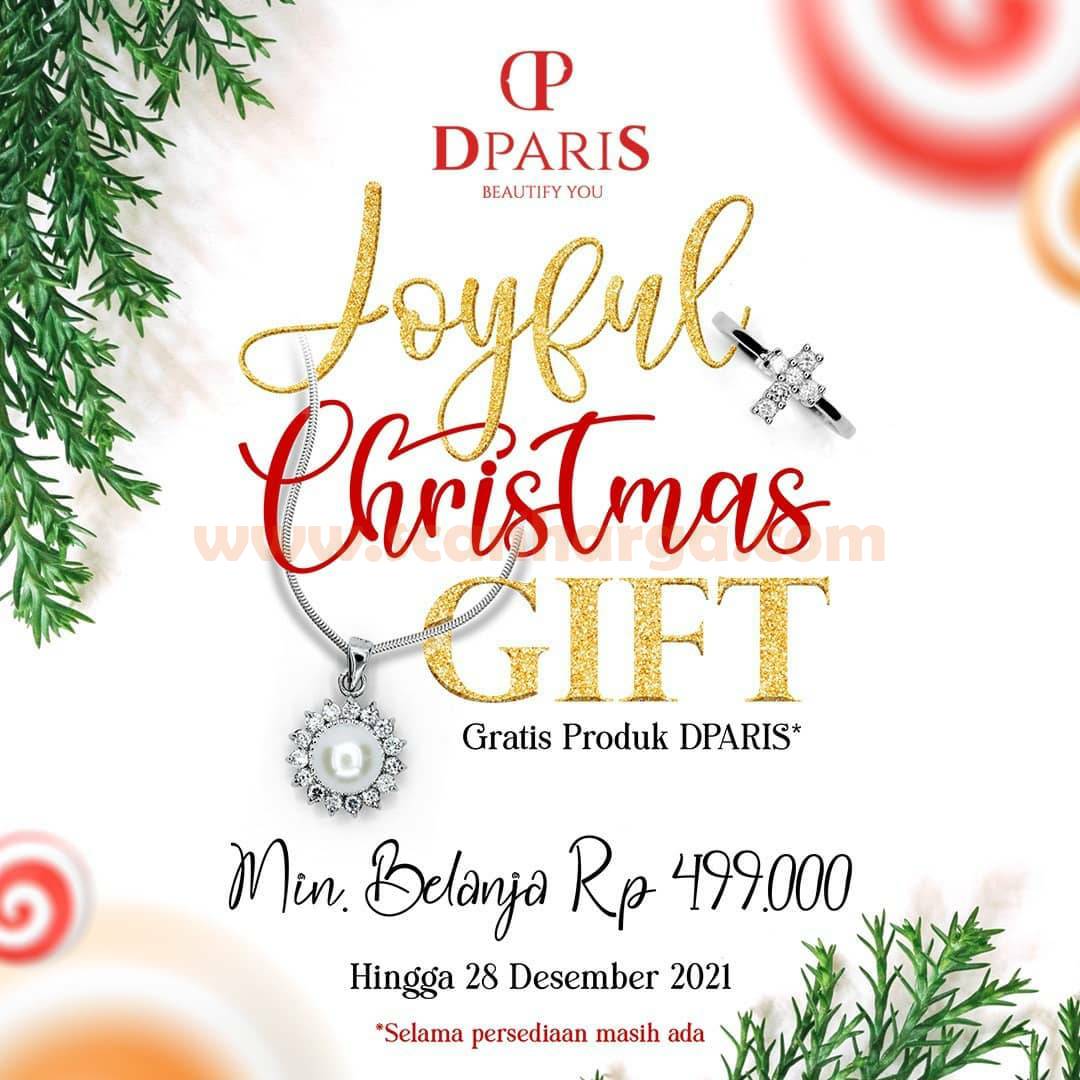 D'PARIS Promo Joyful Christmas GIFT GRATIS produk DPARIS