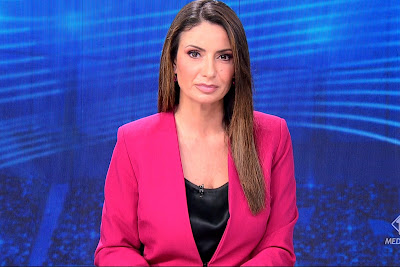 Monica Bertini telegiornaliste Sport Mediaset 1 febbraio 2022