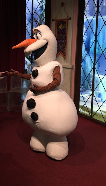 Olaf Character at the Frozen Meet and Greet in Disney California Adventure