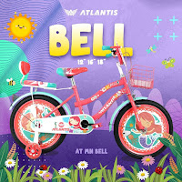 sepeda mini anak atlantis bell kids city bike