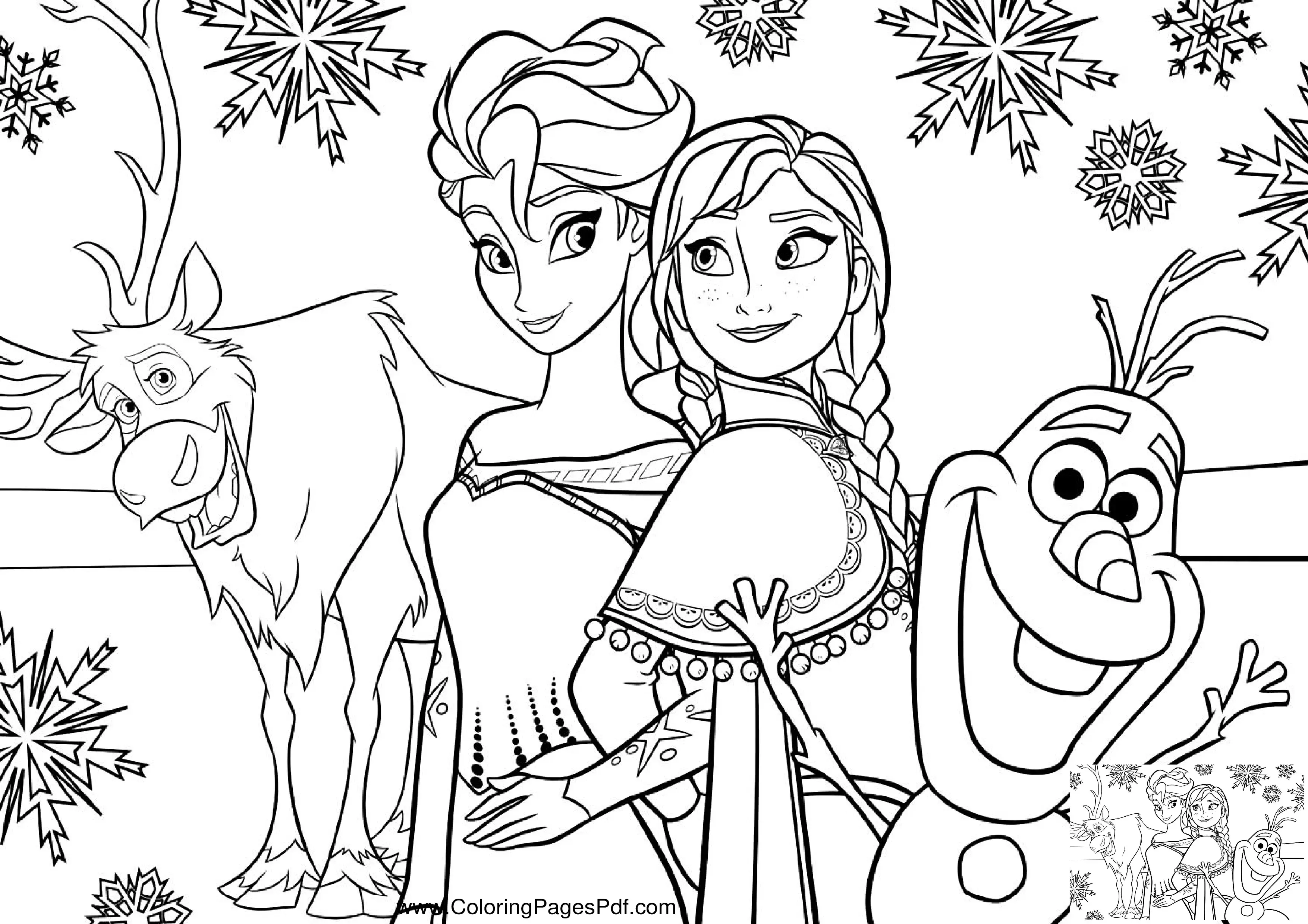 Frozen printable images