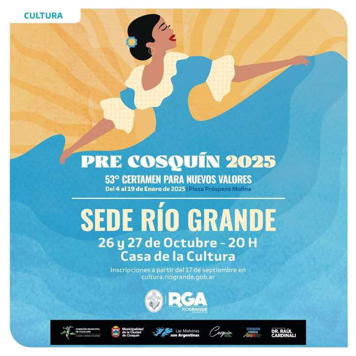 CONTINÚAN ABIERTAS LAS INSCRIPCIONES PARA PARTICIPAR DEL “PRE COSQUÍN 2025”