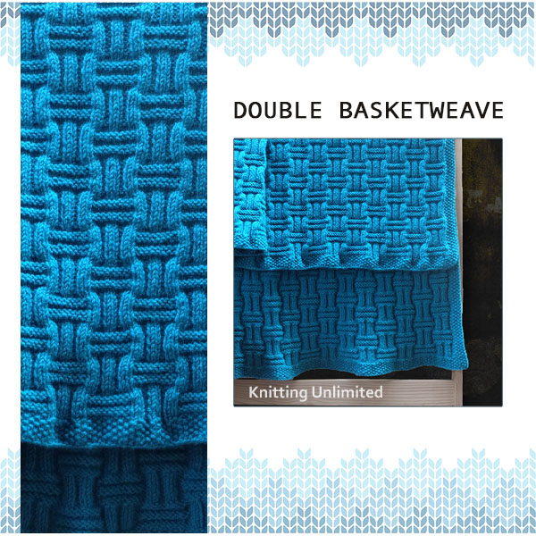 Double Basketweave Blanket, just Knit Purl repeat. It's a free blanket pattern. Looks beautiful on both sides