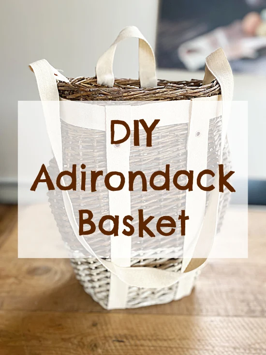 DIY Adirondack basket pin