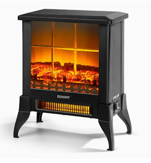 Euhomy Electric Fireplace tabletop Heater