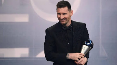 Lionel Messi won the player of the year for the 2nd time in a row