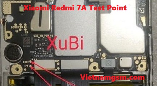 Xiaomi Redmi 7A Test Point
