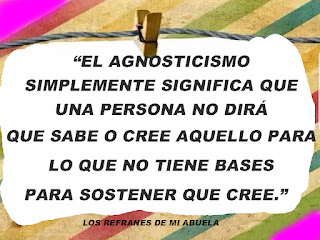 FRASES SOBRE  AGNOSTICISMO