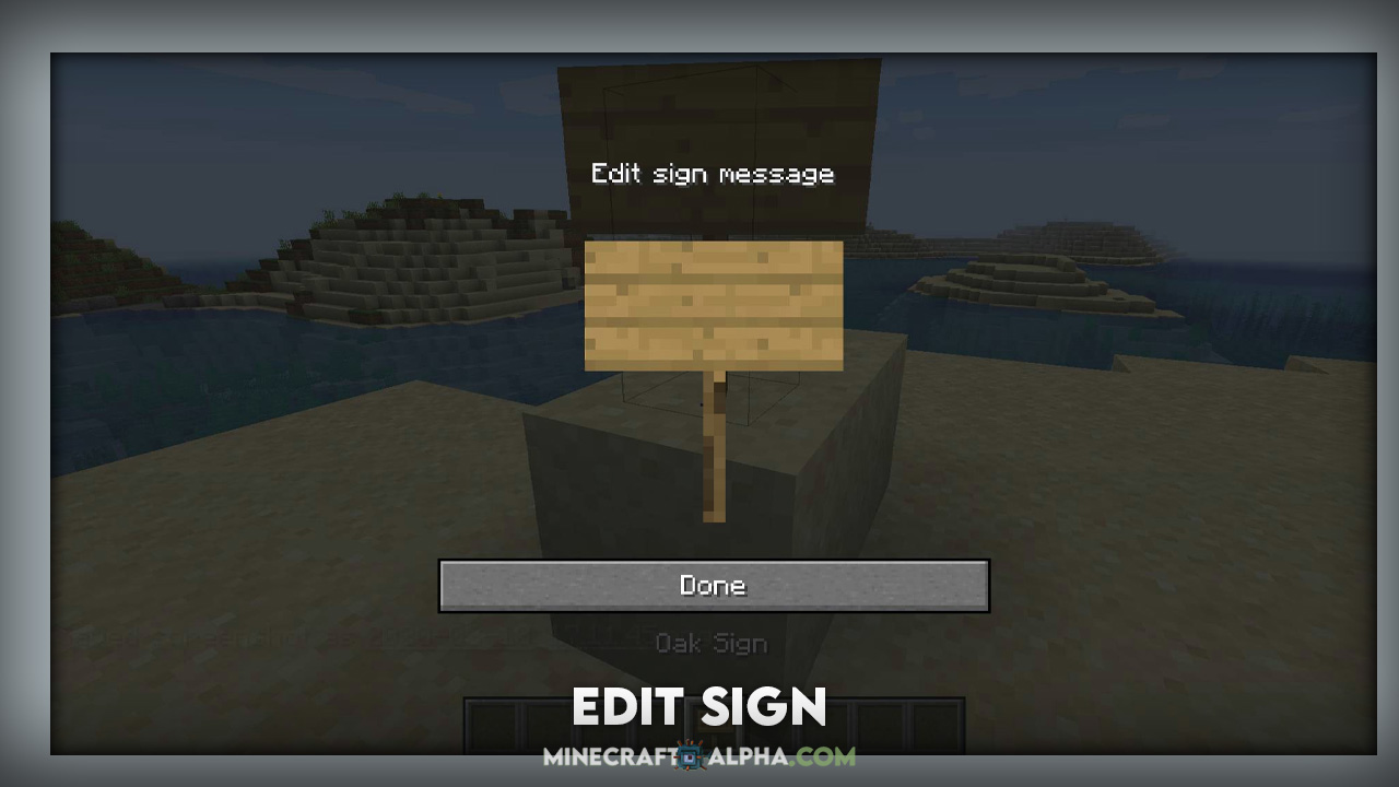 Minecraft Edit Sign Mod 1.18.1 (Edit Signs without Destroying Them) Minecraft Edit Sign Mod 1.18.1 (Edit Signs without Destroying Them)