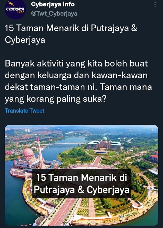 Cyberjaya tempat menarik di 15 Port