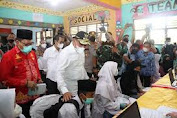 Walikota Gunungsitoli Bersama Gubsu, Kapolda dan Pangdam Tinjau Vaksinasi Lansia dan Anak    