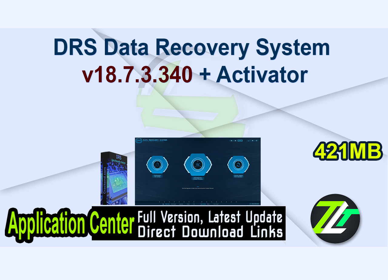 DRS Data Recovery System v18.7.3.340 + Activator