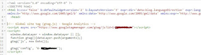 google analytics 4 tracking code for blogger