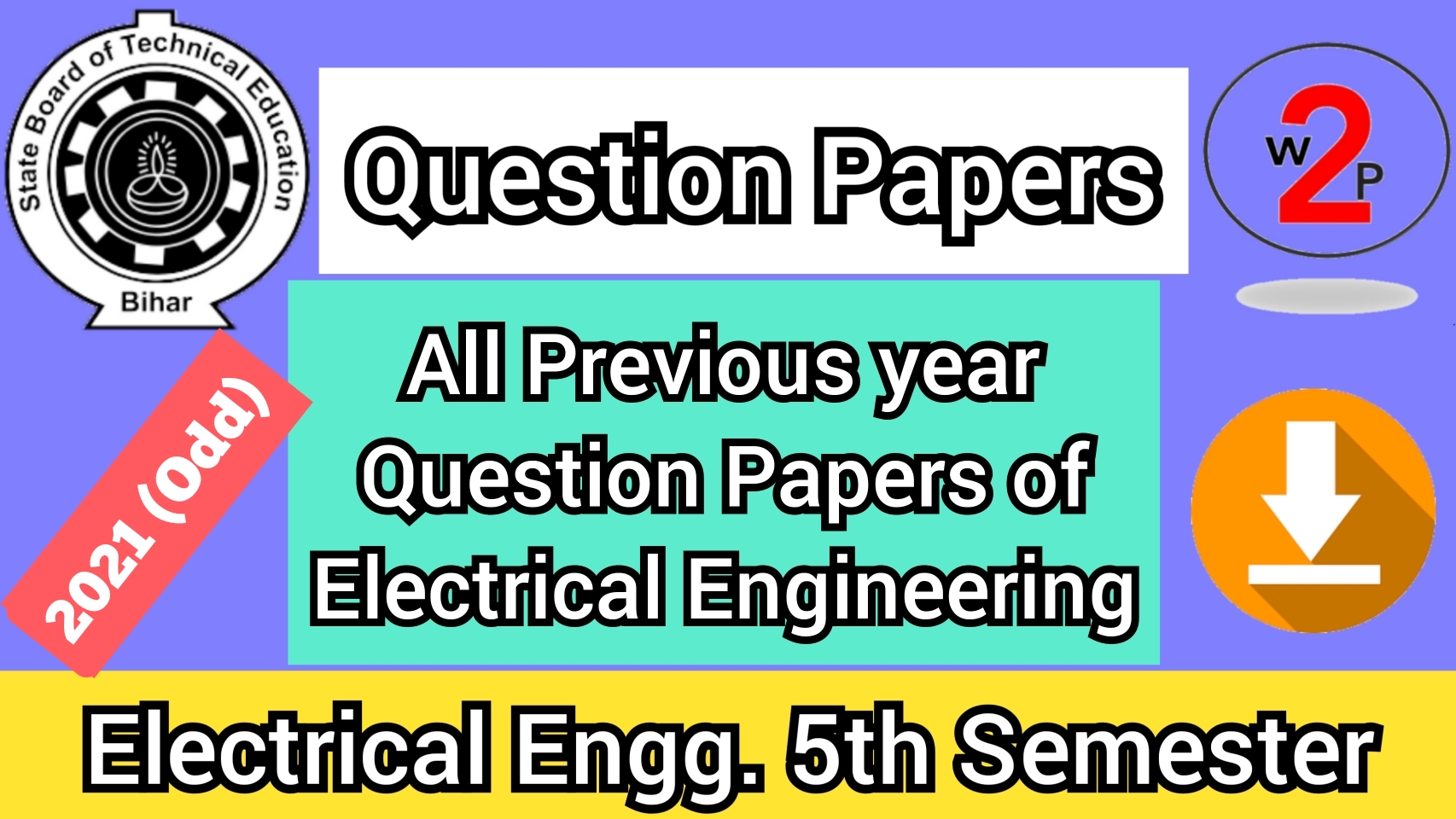 5th Sem Electrical question 2021