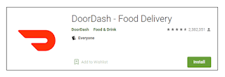 doordash android play store