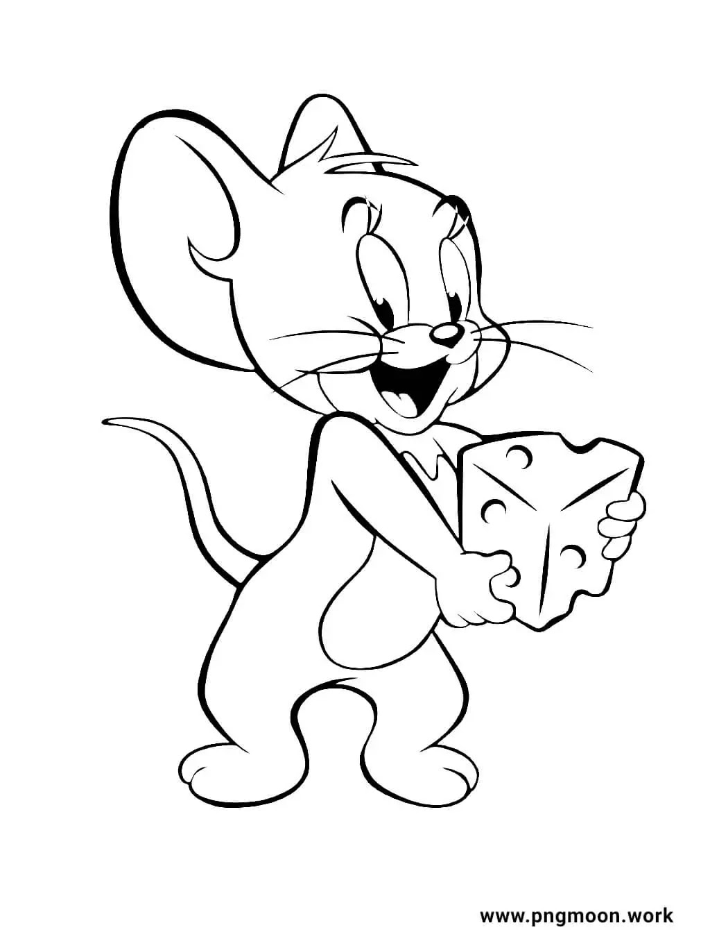 Tom and Jerry Coloring Pages - Pngmoon- PNG images, Coloring Pages