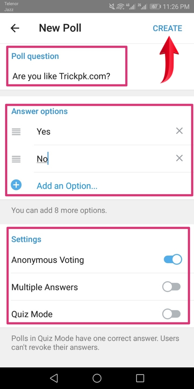 How to Make a Poll in a Telegram Group Without a Bot