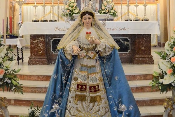 Horario e Itinerario Inmaculada de la Sacramental del Corpus Christi. Sevilla 11 de Diciembre del 2021