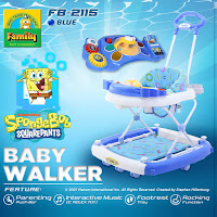 baby walker family fb2115 spongebob squarepant