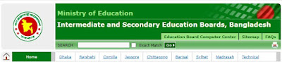 Bd Gov website for Education board result with Marksheet
