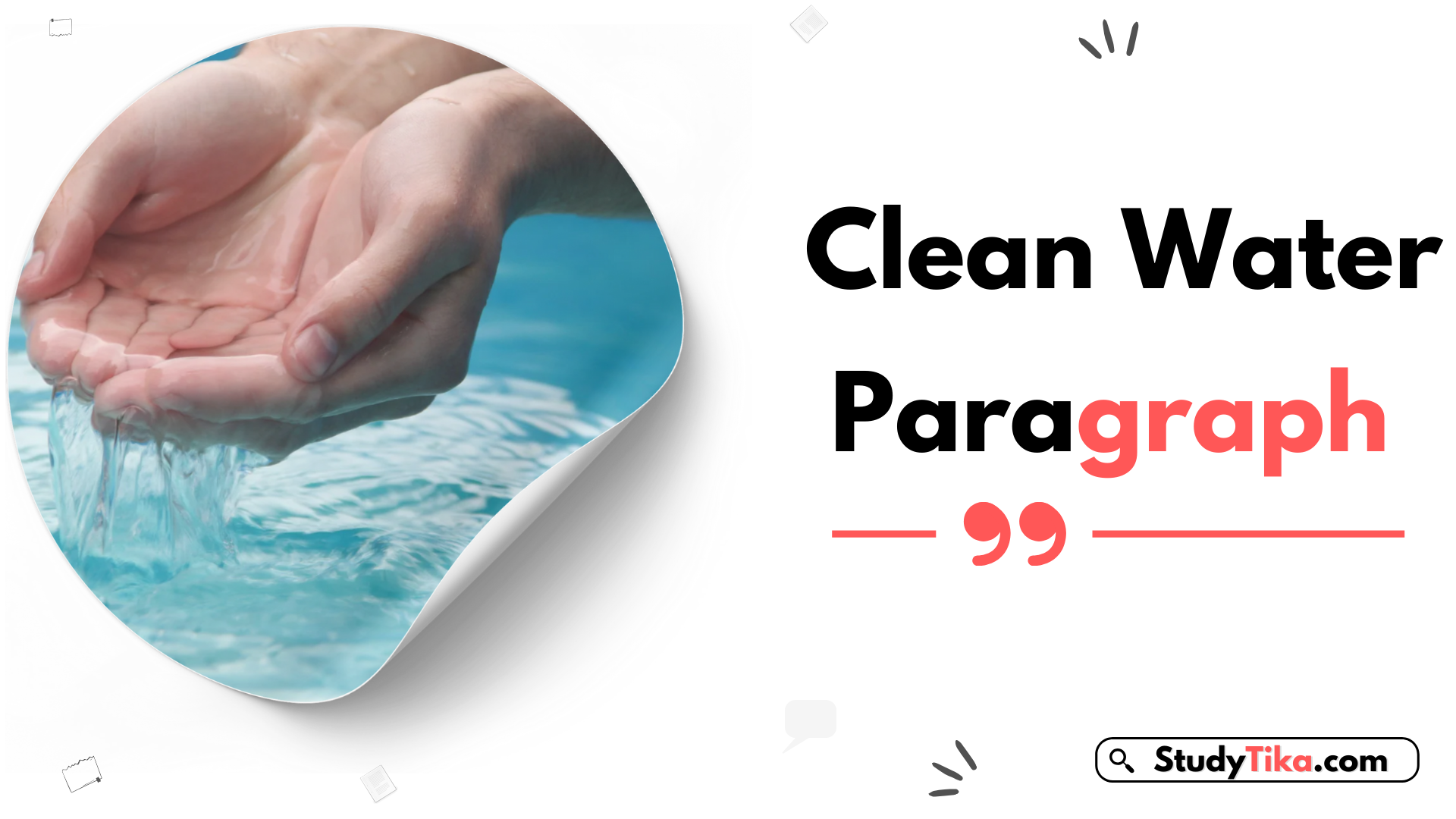 Clean Water Paragraph For Class 6 to 12 SSC HSC
