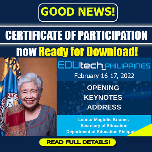 How to Claim | Download EDUtech Philippines 2022 Webinar e-Certificate of Participation