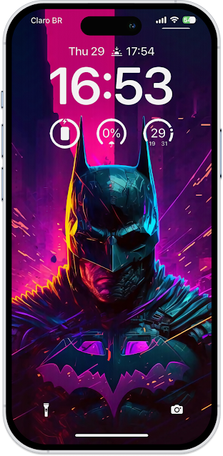 This captivating wallpaper combines the iconic Dark Knight with the vibrant aesthetics of the Synthwave genre, creating a visually stunning composition that pays homage to the beloved superhero.