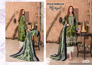 Gull ahmed Riwayat Lawn Pakistani Dress Material