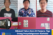 Nikmati Tahun Baru Di Penjara, Tiga Orang Penyalahgunaan Narkoba Diringkus Satres Narkoba Polres Lampung Utara