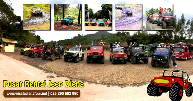 pusat rental jeep di dieng