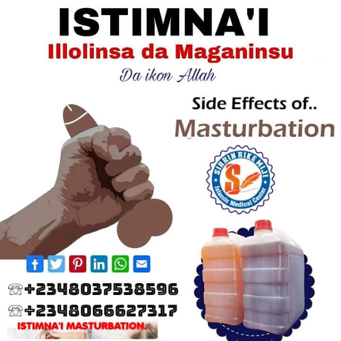 ILLOLIN MASTURBATION DA HANYOYIN MAGANCE SU