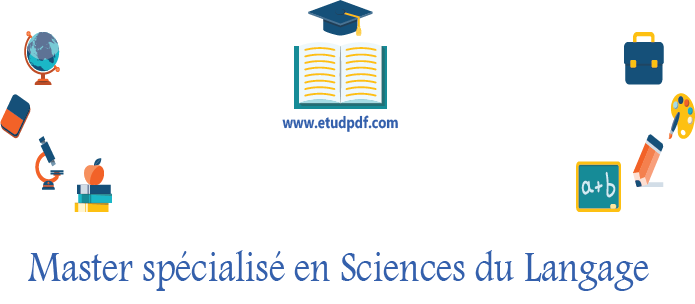 Cours Master spécialisé en Sciences du Langage