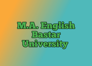 M.A English question paper Bastar University