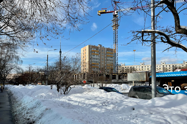 проезд Ольминского, строящийся жилой комплекс «Сенатор»