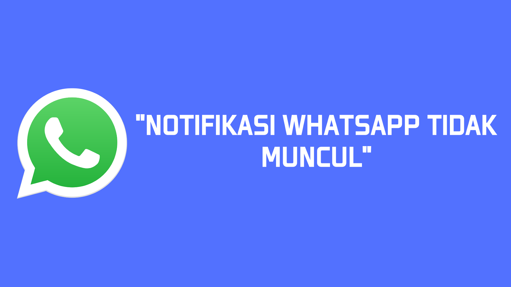 Notifikasi WhatsApp
