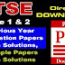NTSE Exam Sample Paper with Solutions