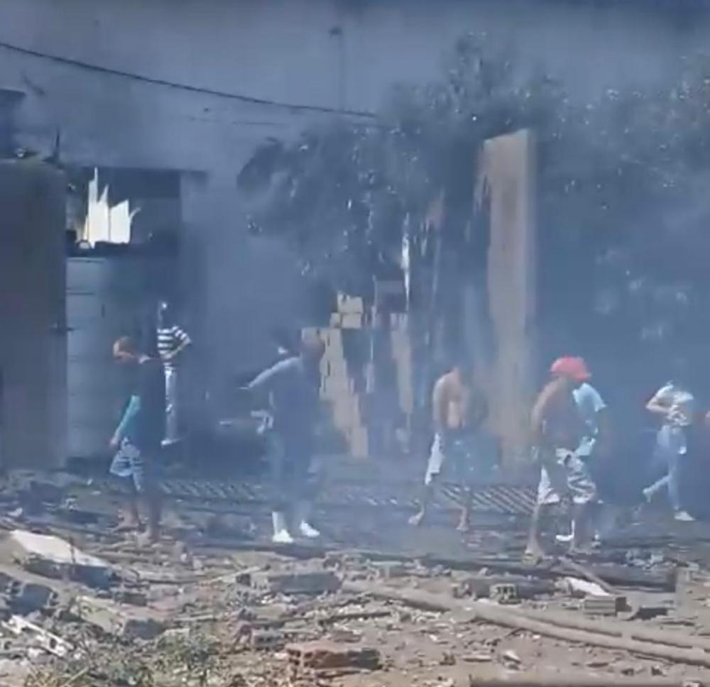 Explosão de caldeira em fábrica de doce deixa várias pessoas feridas no município de Sousa