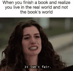 When you finish a book